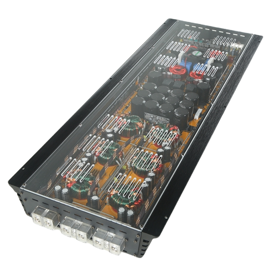 Car Amplifier Audio Teampie Car Amplifier TP-7500.1D Channel 1 Acrylic Cover Car Audio Amp